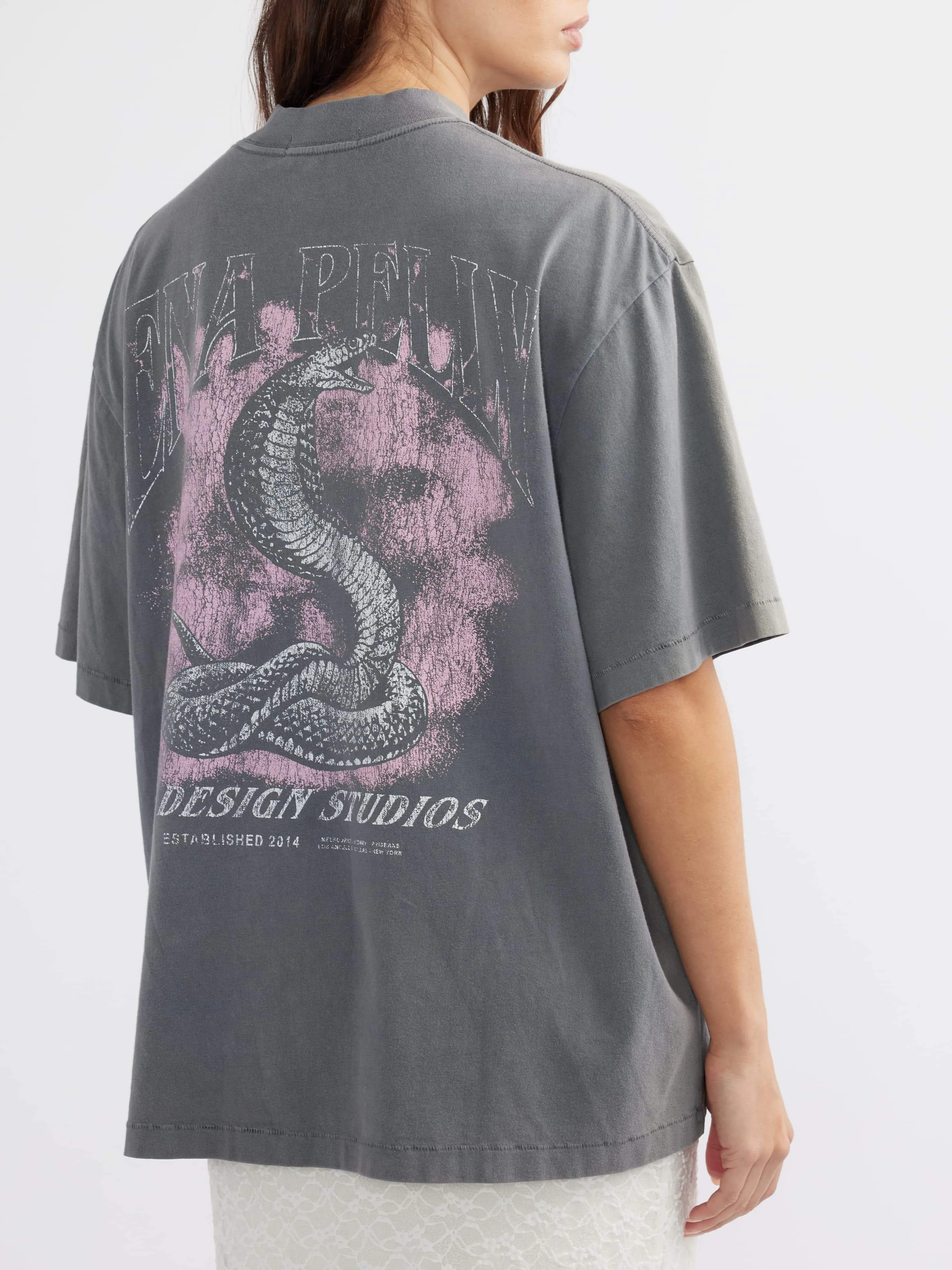 SERPENT TEE - Washed Grey sold by Ena Pelly product image thumbnail 4