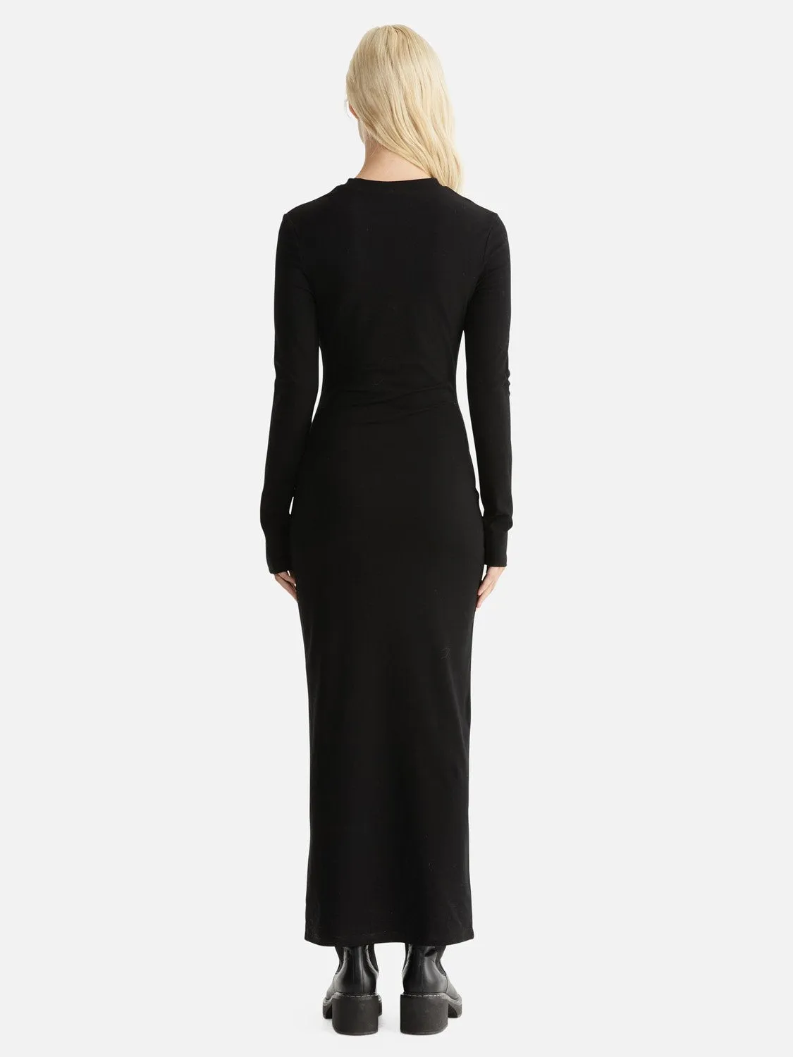 Remi Ribbed Dress - Black sold by Ena Pelly product image thumbnail 3