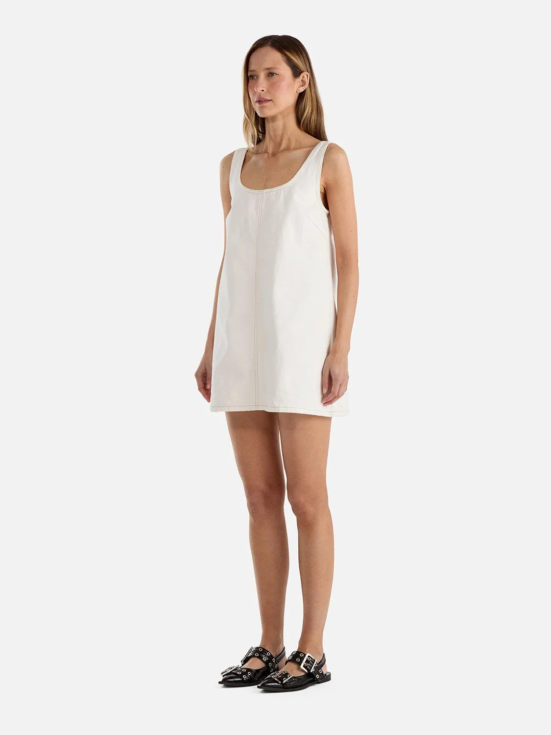 AMELIE DENIM MINI DRESS sold by Ena Pelly