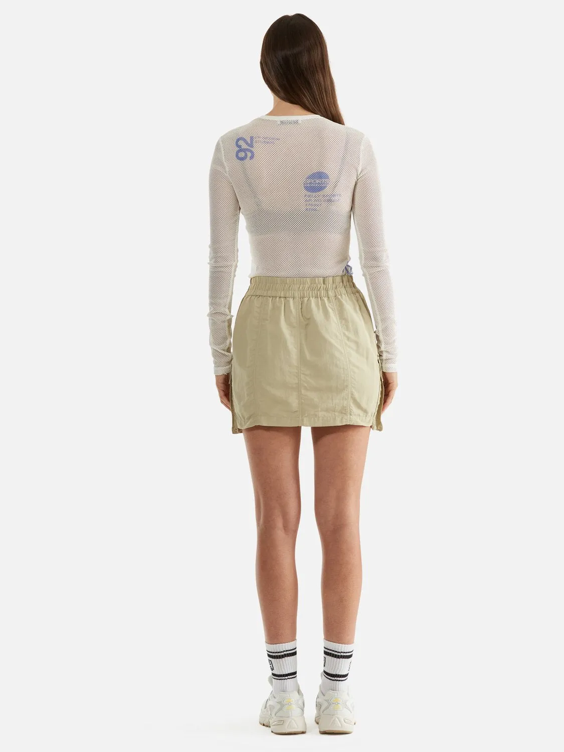 Athleisure Skirt - Oyster sold by Ena Pelly product image thumbnail 3