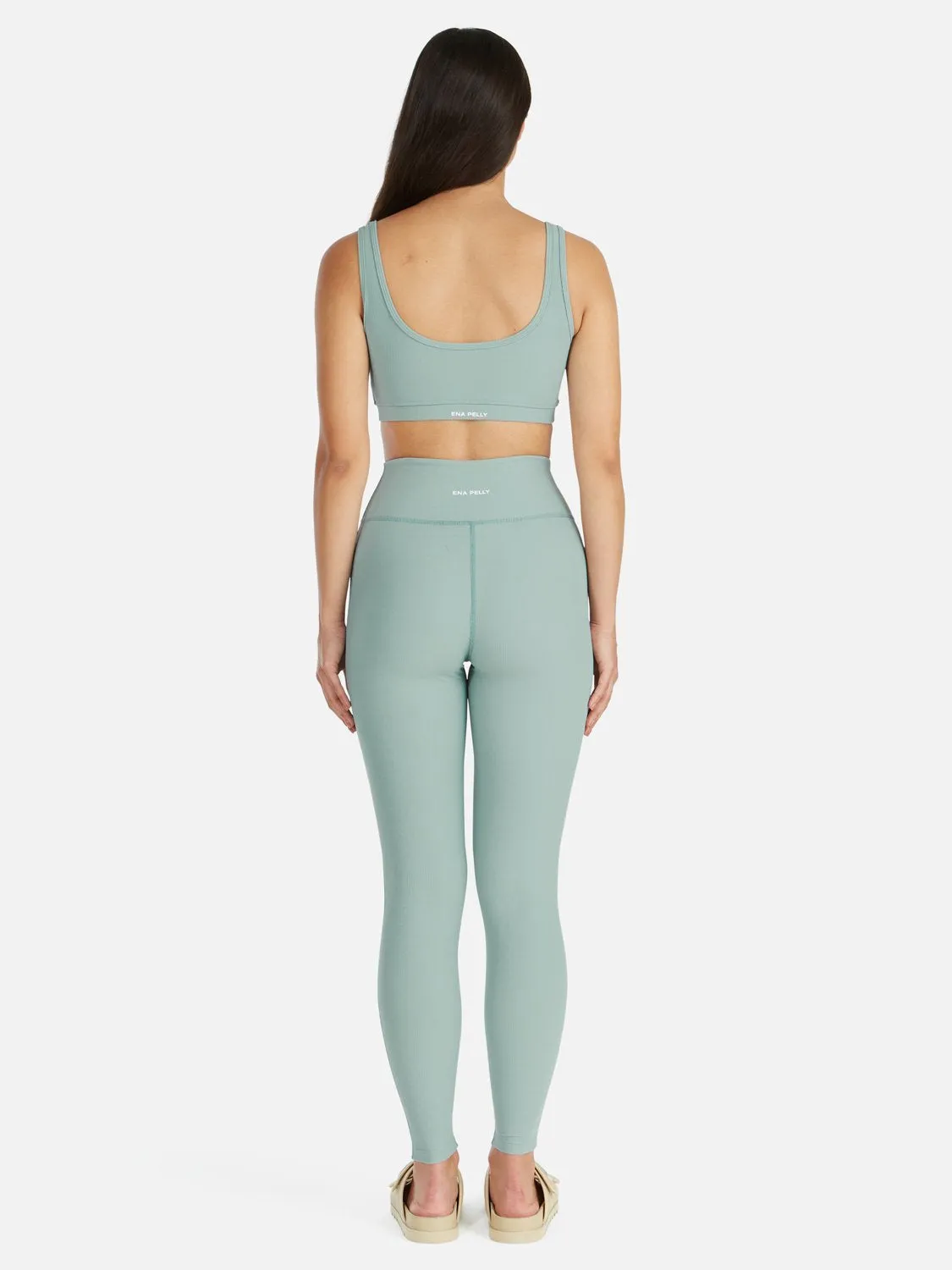 Athleisure Rib Legging - Mist sold by Ena Pelly product image thumbnail 4