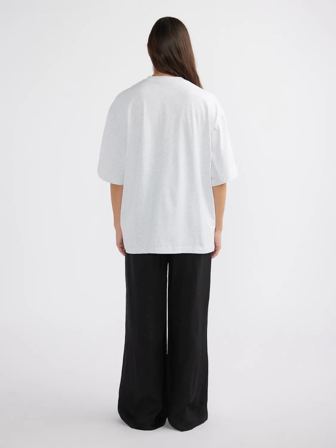 LEOPARD COLLEGIATE TEE - White Marle sold by Ena Pelly product image thumbnail 3