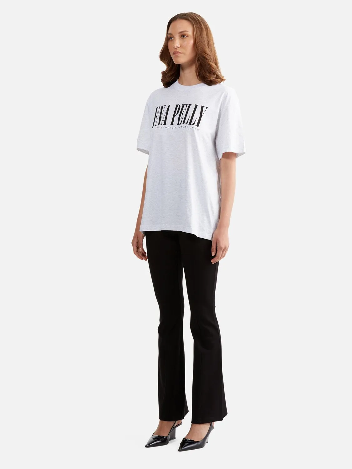 JESSIE OVERSIZED TEE CITY LOGO - WHITE MARLE sold by Ena Pelly product image thumbnail 2