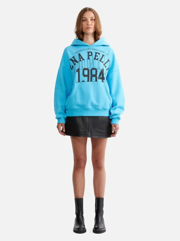 Blue Bird Hoodie - Azure Blue sold by Ena Pelly