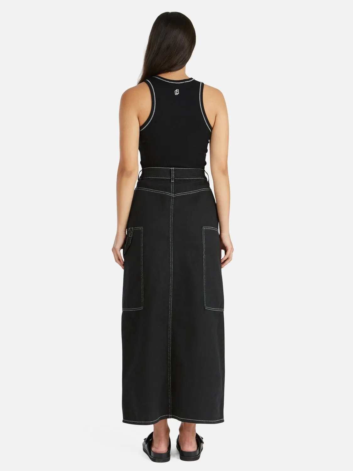 Athleisure Maxi Skirt - Black/ White sold by Ena Pelly product image thumbnail 4