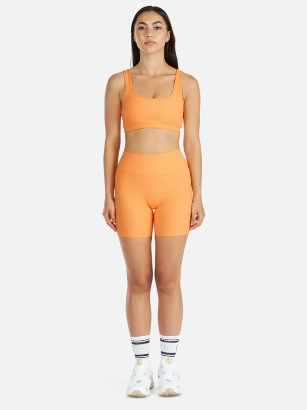 Athleisure Rib Bike Short - Melon sold by Ena Pelly