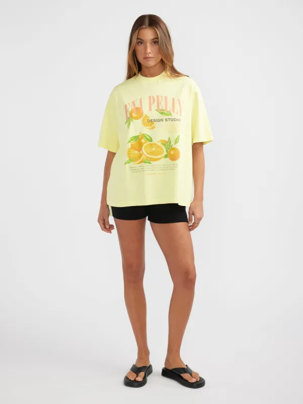 EPXEP CHEZZY TEE - Washed Lime sold by Ena Pelly