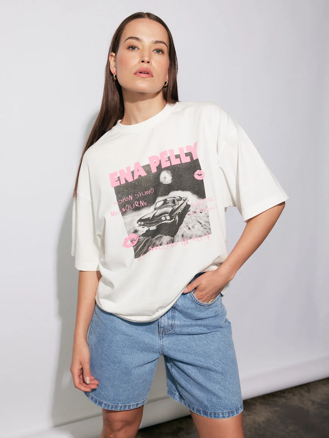 VINTAGE CAR TEE - Vintage White sold by Ena Pelly product image thumbnail 2
