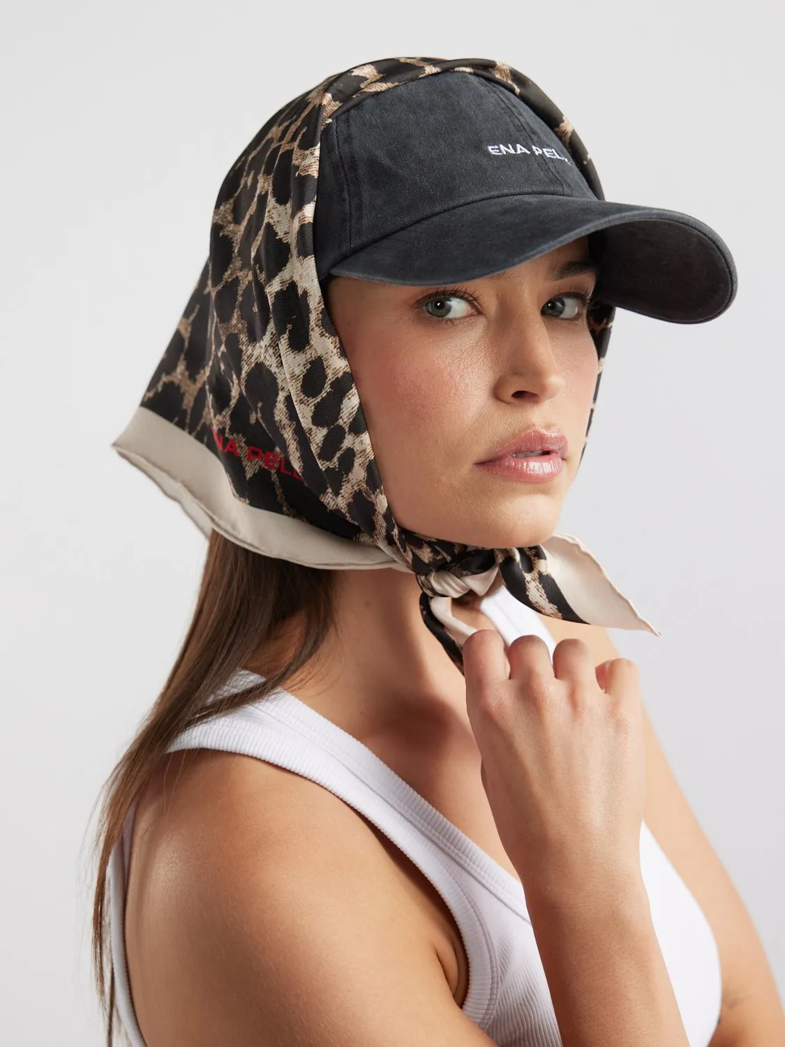 SMALL SILKY SCARF - Leopard sold by Ena Pelly product image thumbnail 2