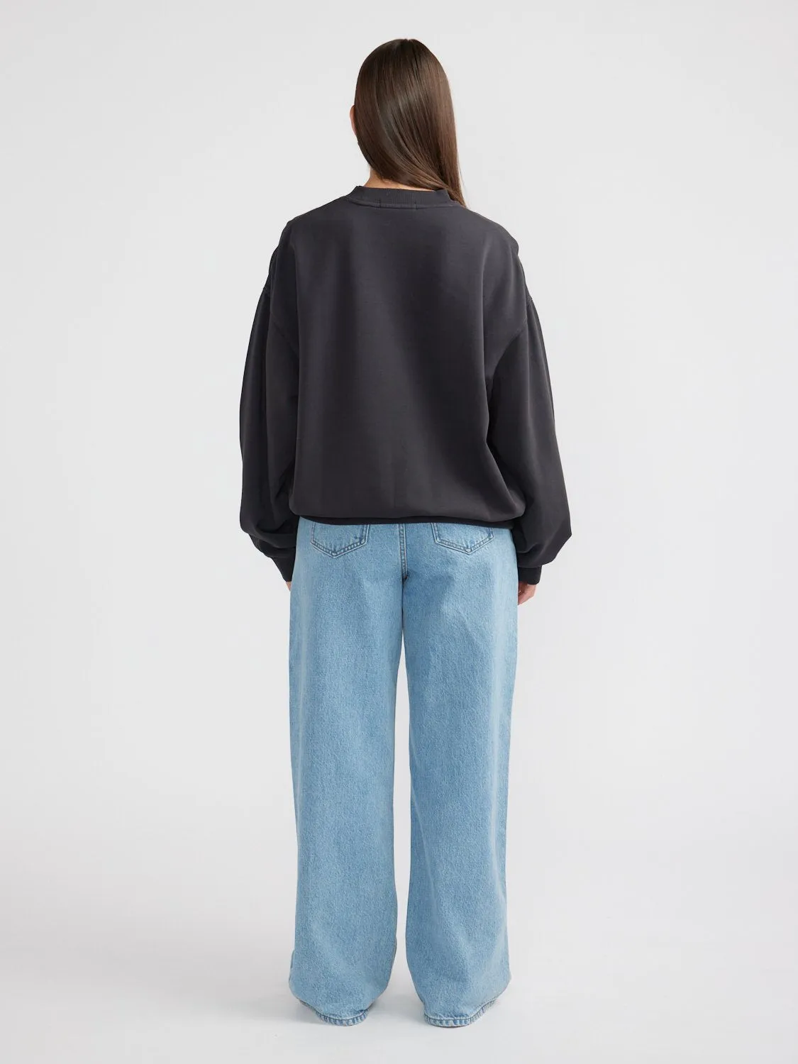 ANTIQUE FLOWER SWEATSHIRT - Vintage Black sold by Ena Pelly product image thumbnail 3