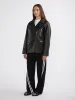 CORE LEATHER BIKER JACKET - Black sold by Ena Pelly