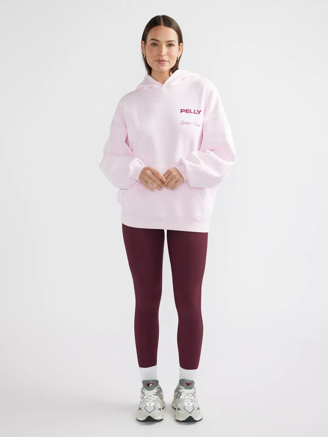 TENNIS LOGO HOODIE - Candy Pink sold by Ena Pelly