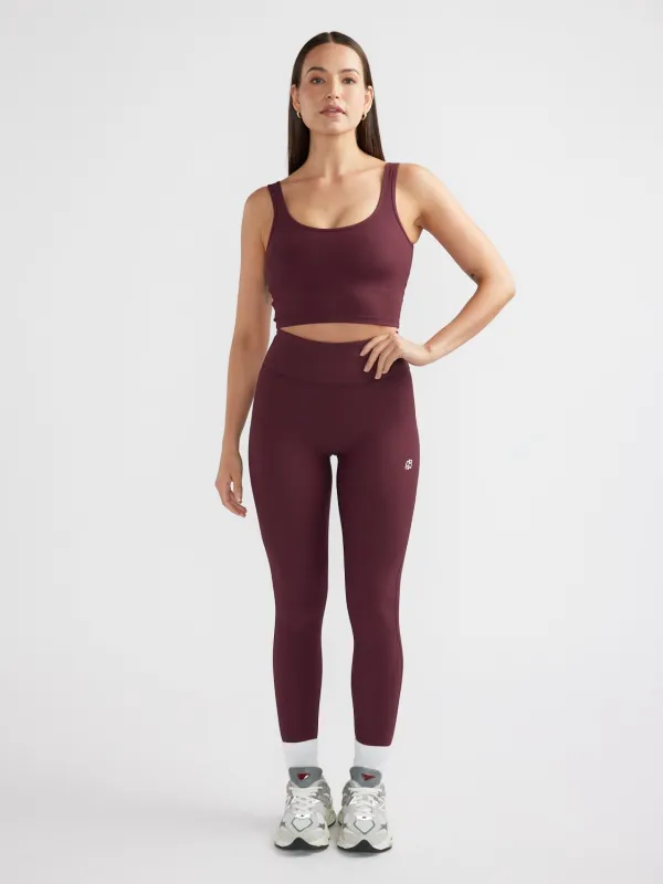 ATHLEISURE CROPPED RIB TANK sold by Ena Pelly