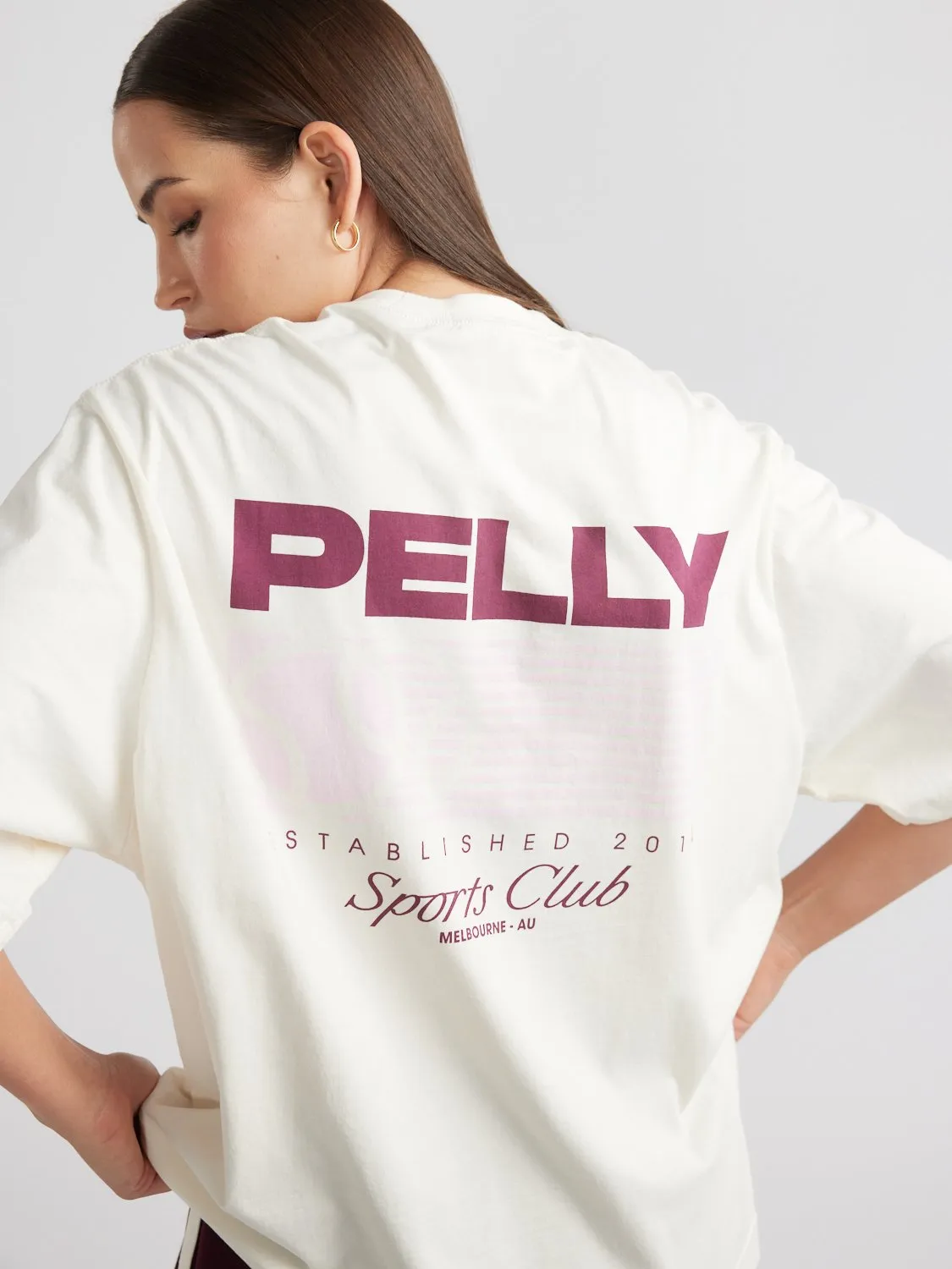 TENNIS LOGO TEE - Cream sold by Ena Pelly product image thumbnail 4