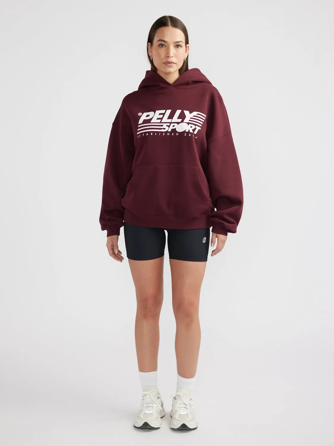 CLASSIC SPORT HOODIE - Cherry Cola sold by Ena Pelly