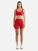 Athleisure Rib Crop - Cherry Rib sold by Ena Pelly