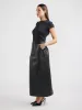 ARDEN LEATHER MAXI SKIRT - Black sold by Ena Pelly