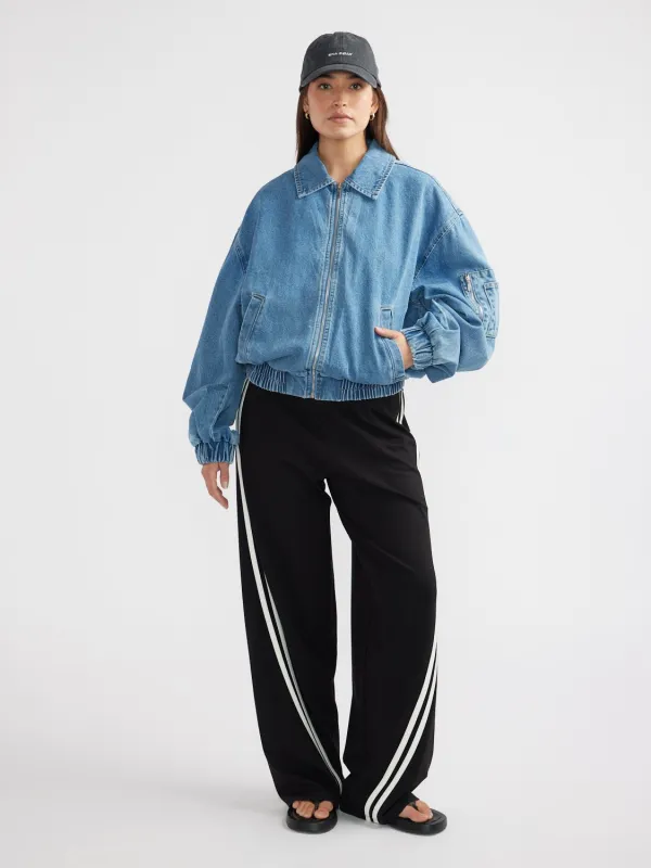 HARLOW DENIM BOMBER made by Ena Pelly