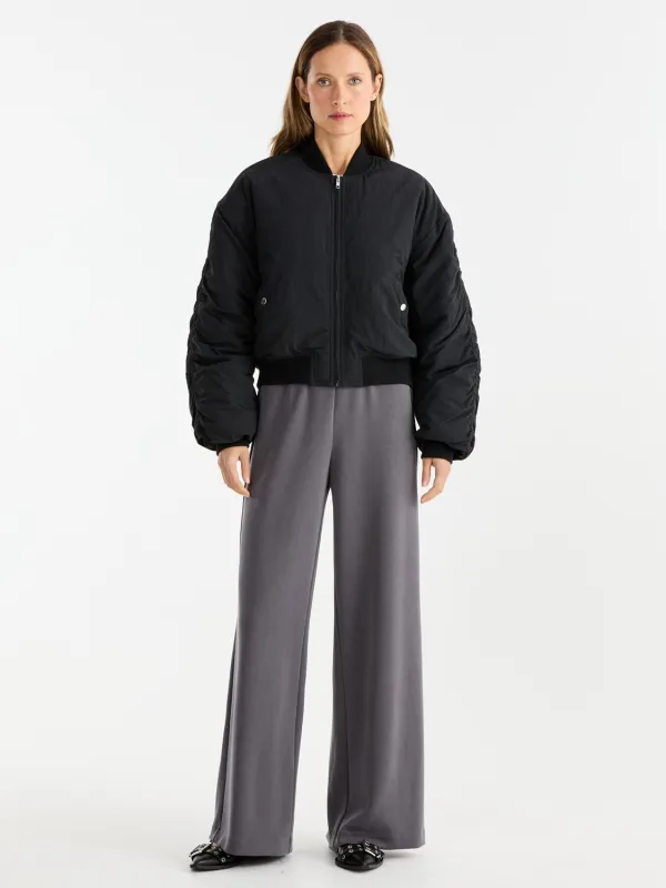 LULU BOMBER JACKET - Black sold by Ena Pelly