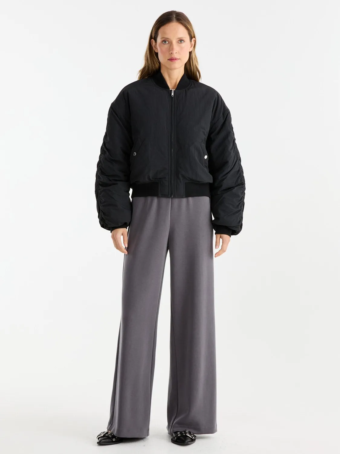 LULU BOMBER JACKET - Black sold by Ena Pelly