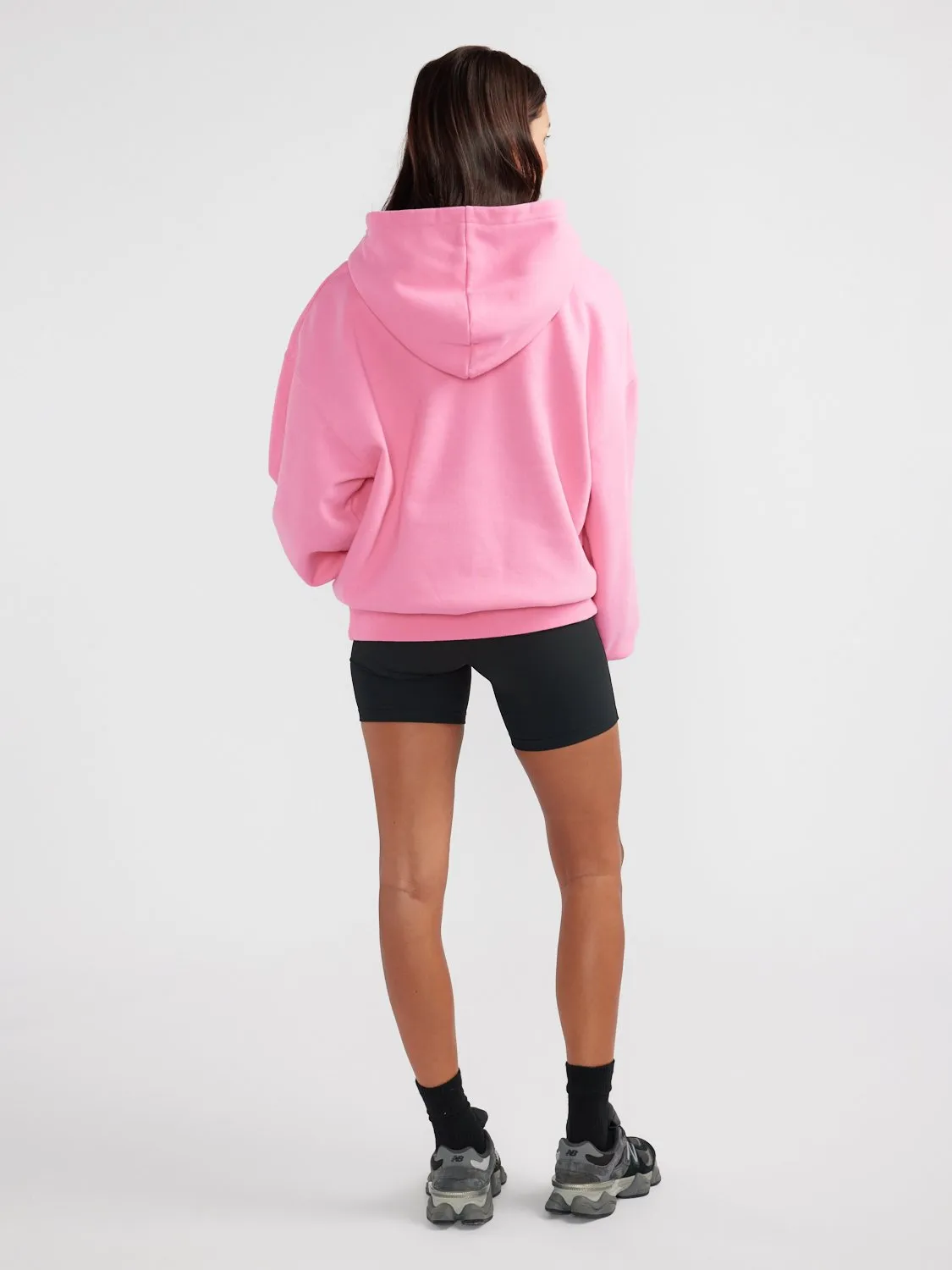 COLLEGIATE OVERSIZED HOODIE - Pop Pink sold by Ena Pelly product image thumbnail 3
