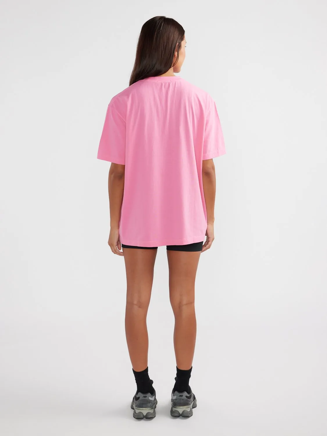 JESSIE OVERSIZED TEE COLLEGIATE - Pop Pink sold by Ena Pelly product image thumbnail 3
