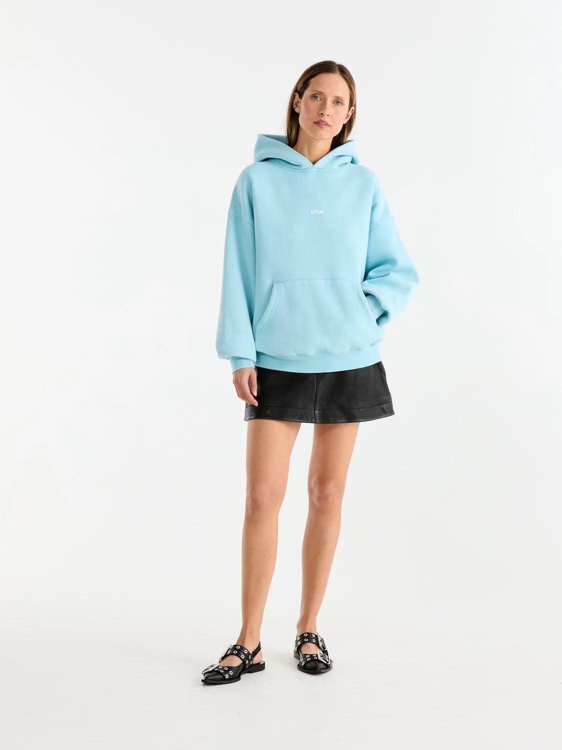 NOSTALGIA HOODIE - Clear Blue sold by Ena Pelly