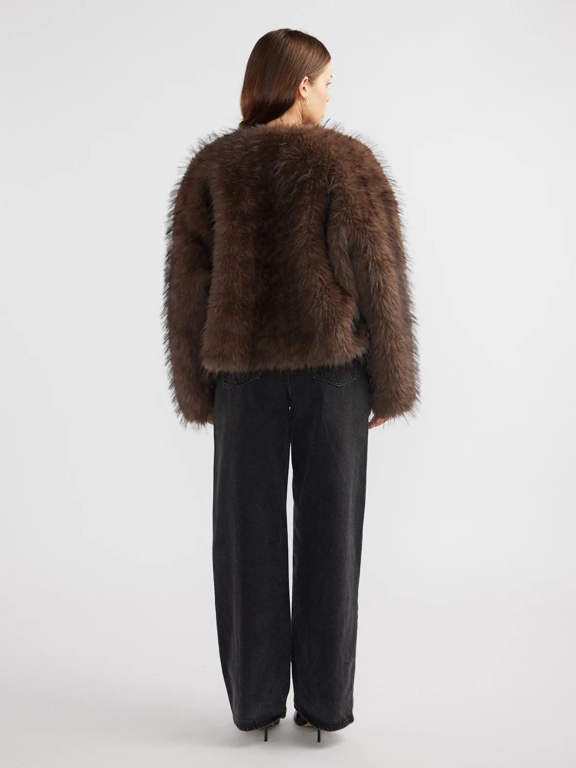 ALLY FAUX FUR JACKET sold by Ena Pelly product image thumbnail 4