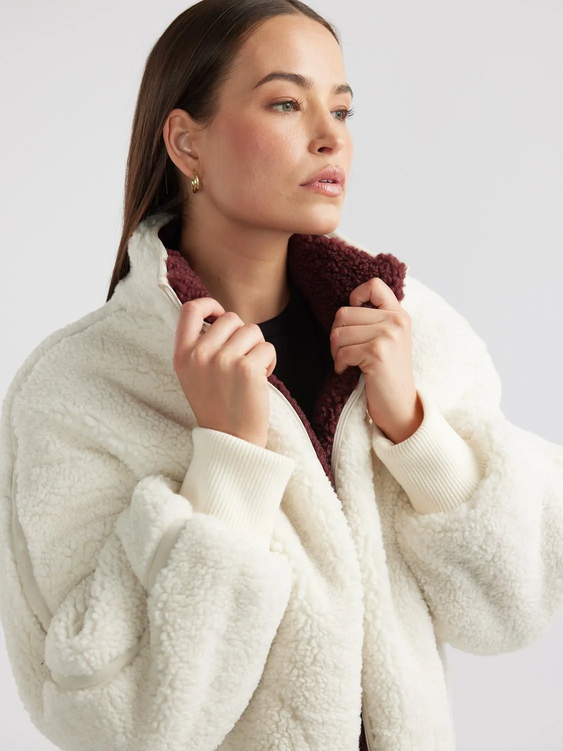 PALOMA REVERSIBLE TEDDY JACKET sold by Ena Pelly product image thumbnail 2