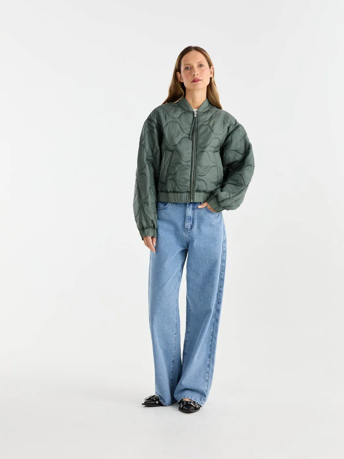 MAGNOLIA QUILTED JACKET sold by Ena Pelly product image thumbnail 3