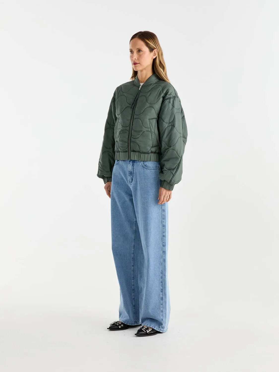 MAGNOLIA QUILTED JACKET sold by Ena Pelly product image thumbnail 4