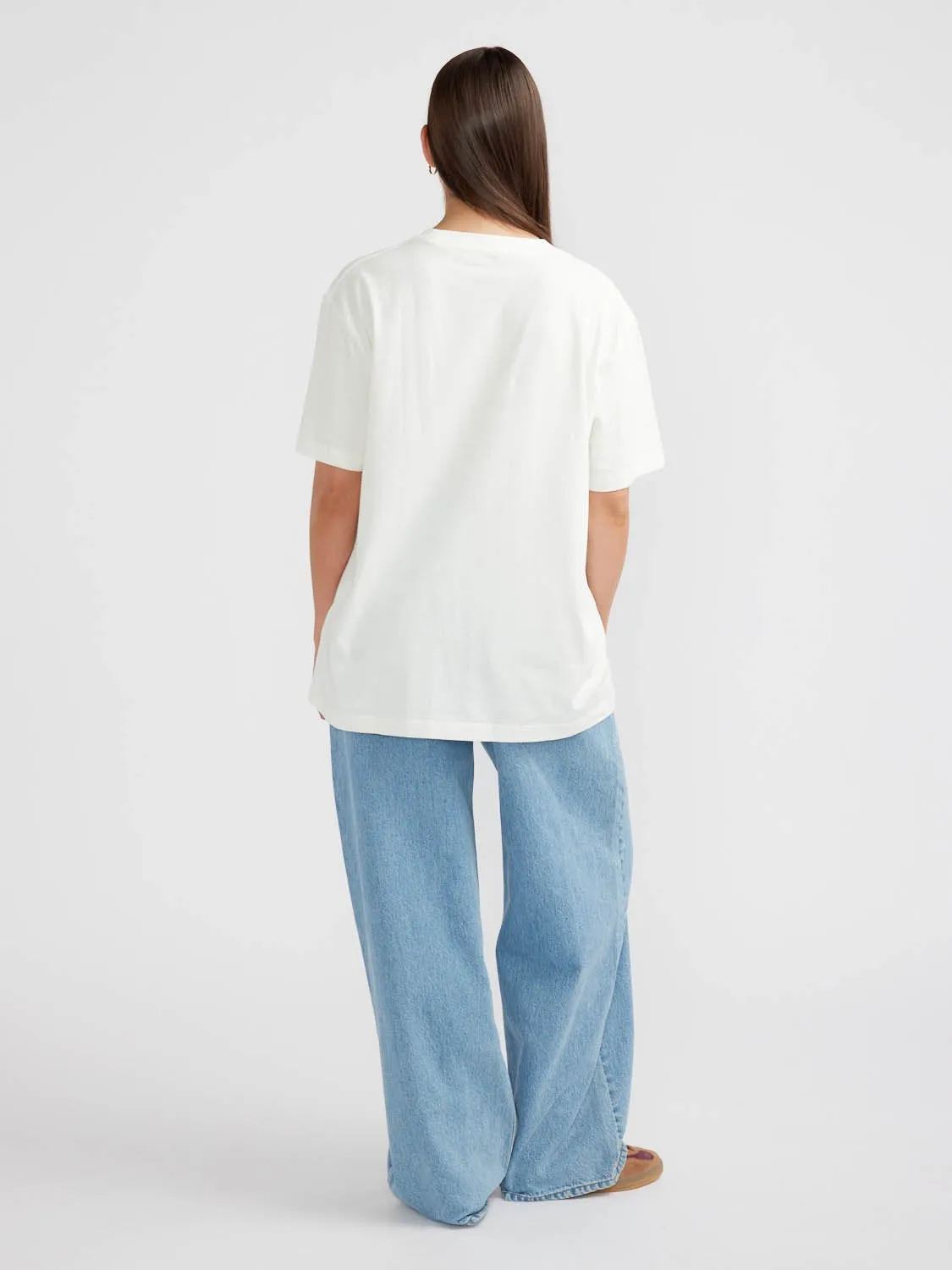 DUAL SNAKES TEE - Vintage White sold by Ena Pelly product image thumbnail 4