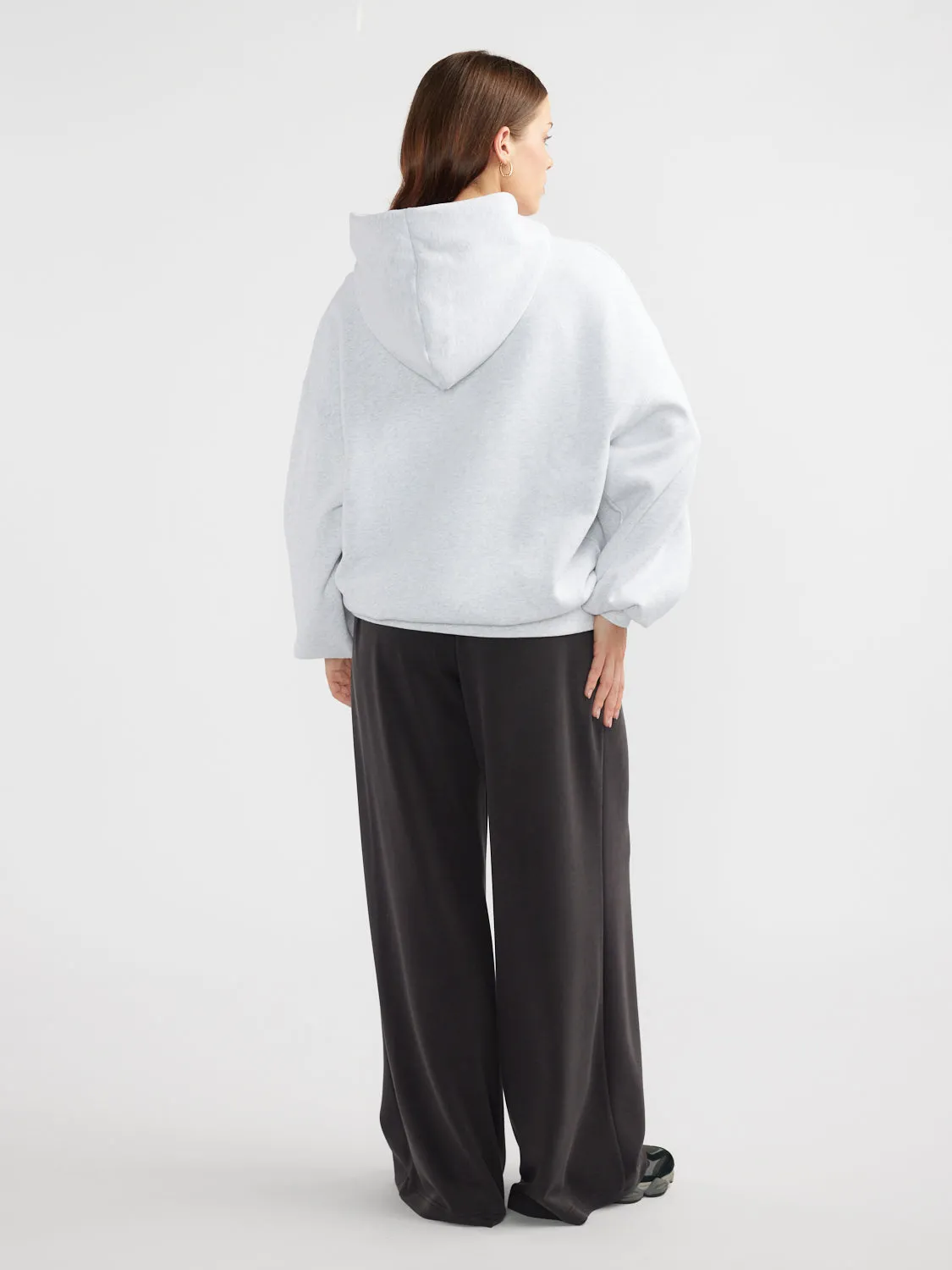 COLLEGIATE HOODIE - White Marle sold by Ena Pelly product image thumbnail 4