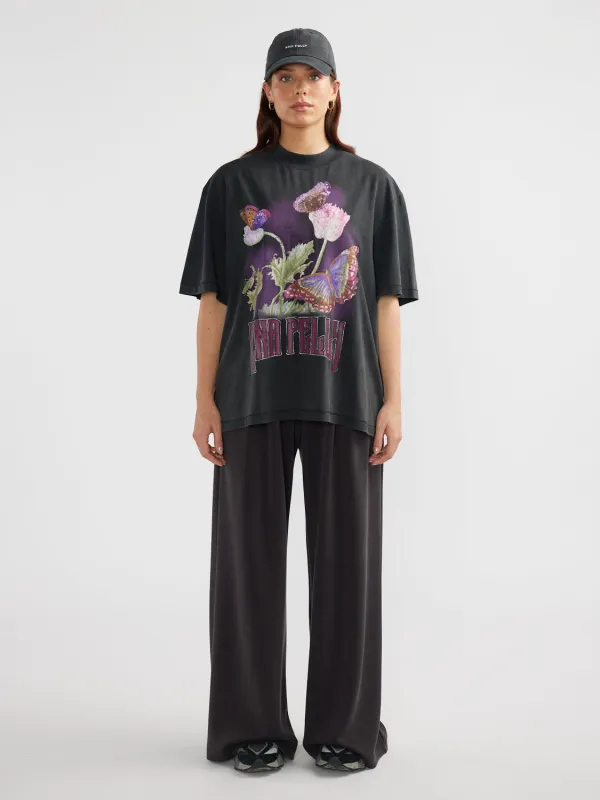 BUTTERFLY GARDEN TEE - Vintage Black sold by Ena Pelly