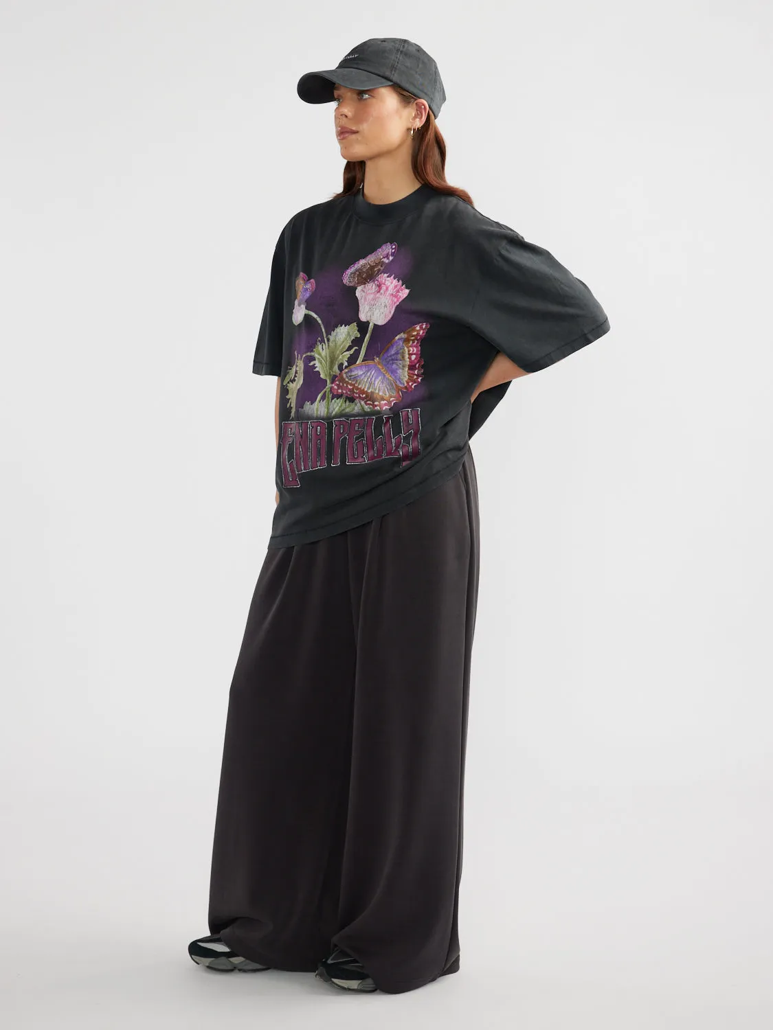 BUTTERFLY GARDEN TEE - Vintage Black sold by Ena Pelly product image thumbnail 3