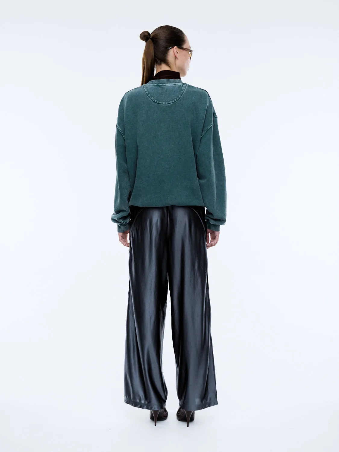 COLLEGIATE SWEATSHIRT - Washed Green sold by Ena Pelly product image thumbnail 4