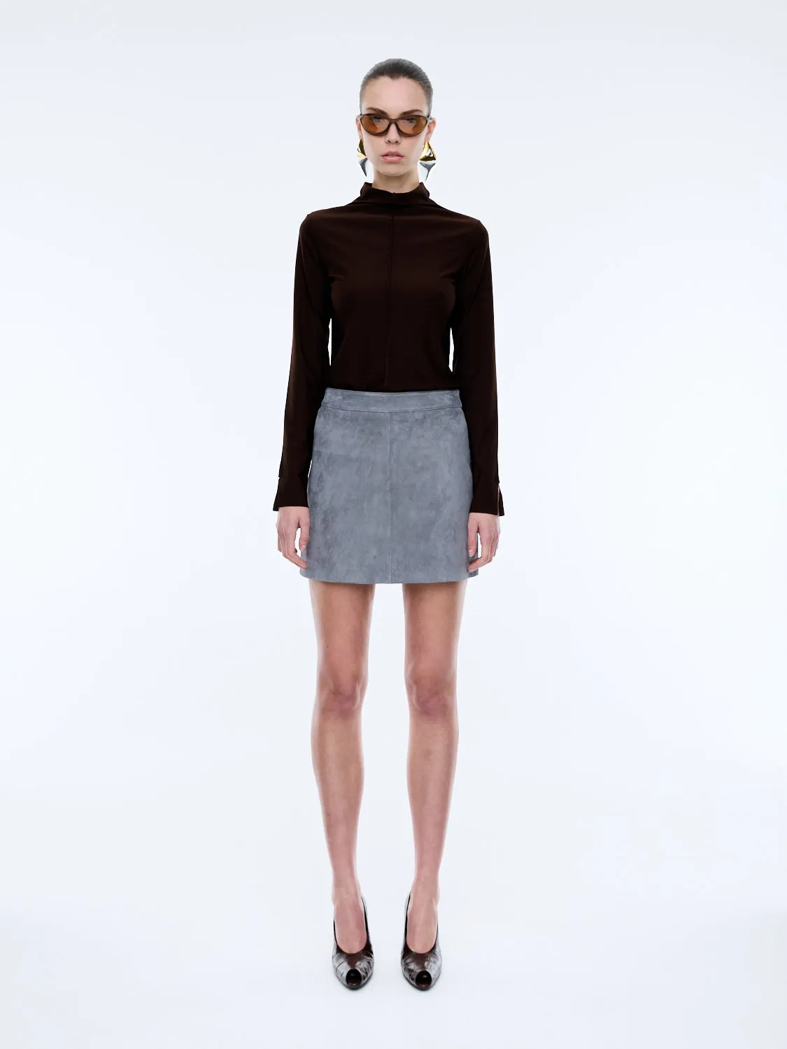 ANA SUEDE MINI SKIRT sold by Ena Pelly