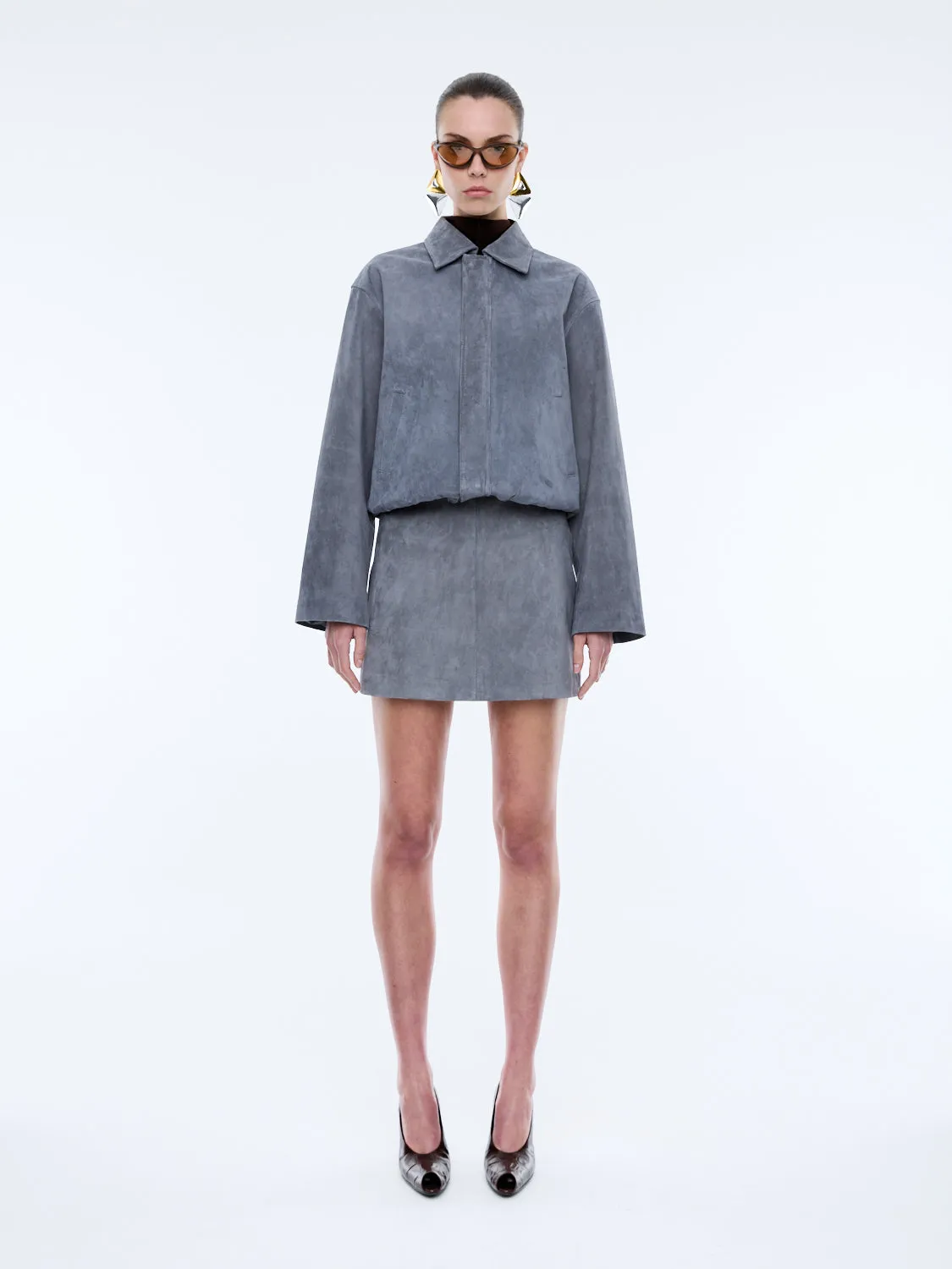 ANA SUEDE BOMBER JACKET sold by Ena Pelly