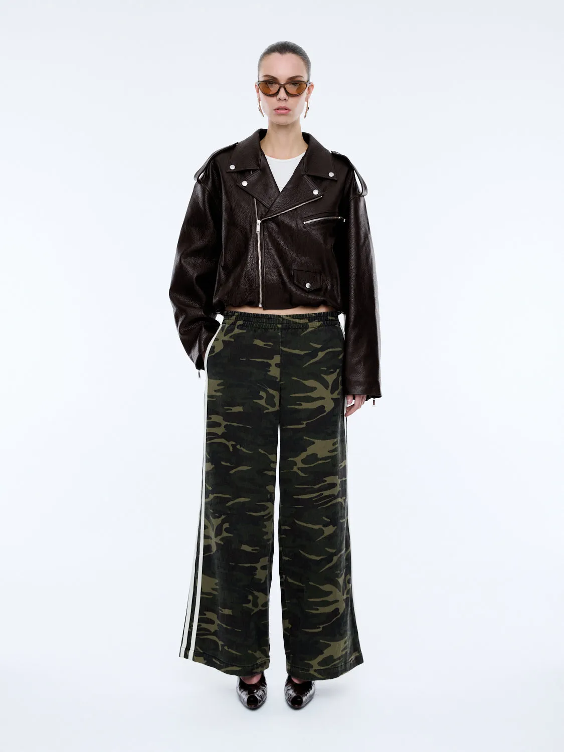 ENA LEATHER BOMBER BIKER JACKET sold by Ena Pelly product image thumbnail 3