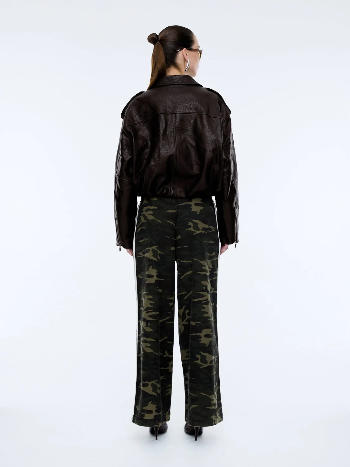 ENA LEATHER BOMBER BIKER JACKET sold by Ena Pelly product image thumbnail 5