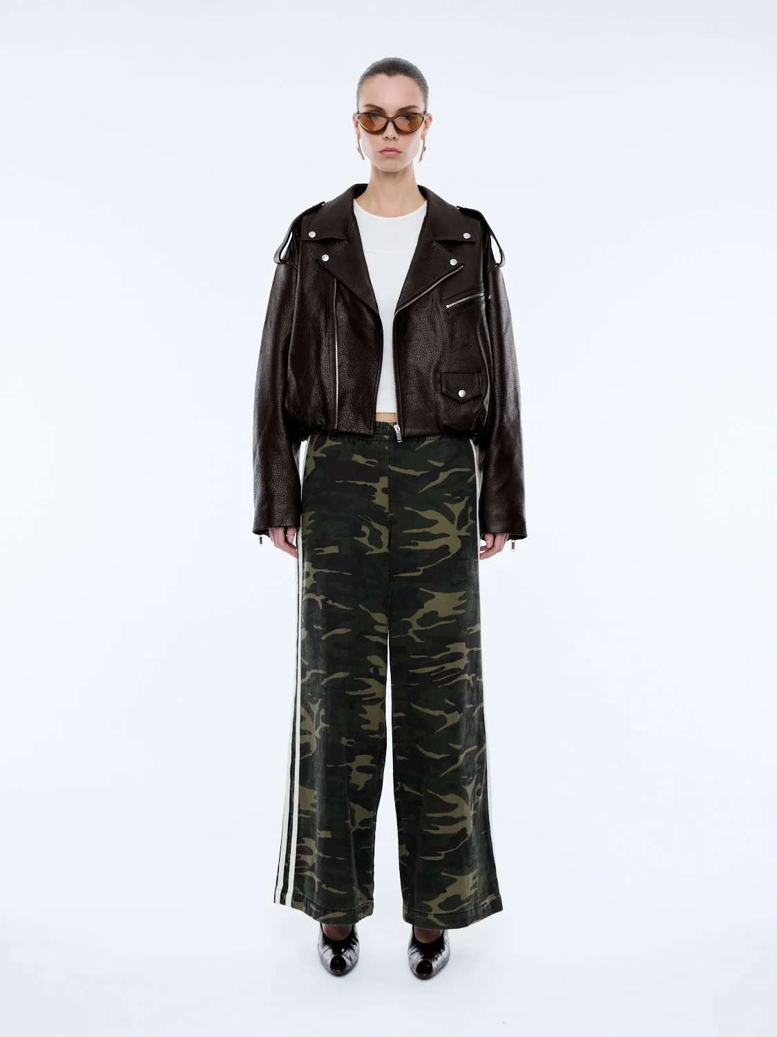 ENA LEATHER BOMBER BIKER JACKET sold by Ena Pelly product image thumbnail 2