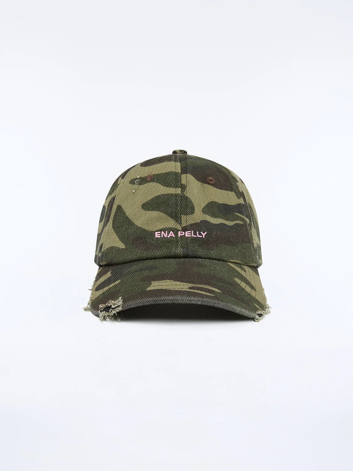 DISTRESSED CAMO CAP sold by Ena Pelly product image thumbnail 2