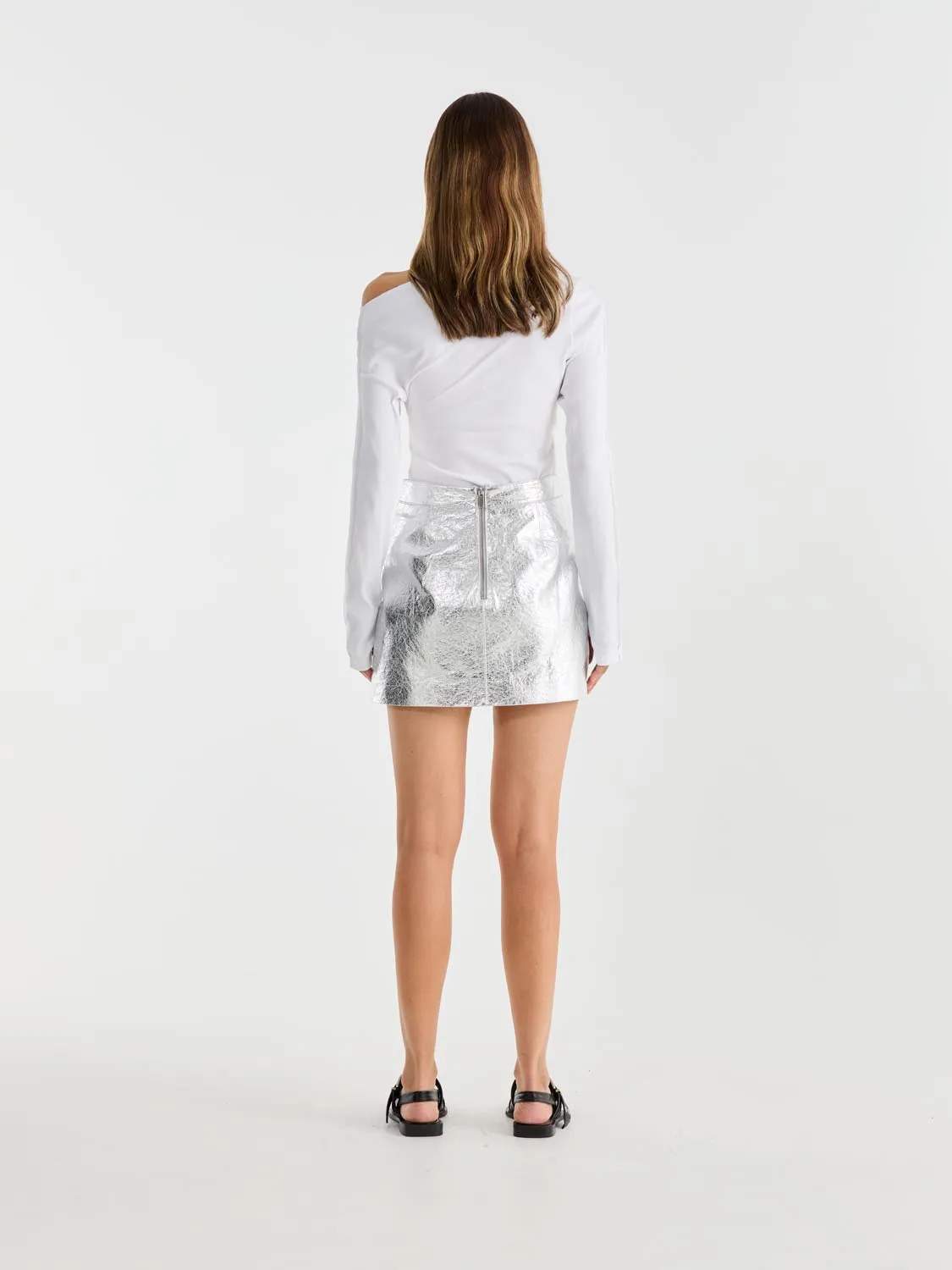 VENUS LEATHER MINI SKIRT sold by Ena Pelly product image thumbnail 3