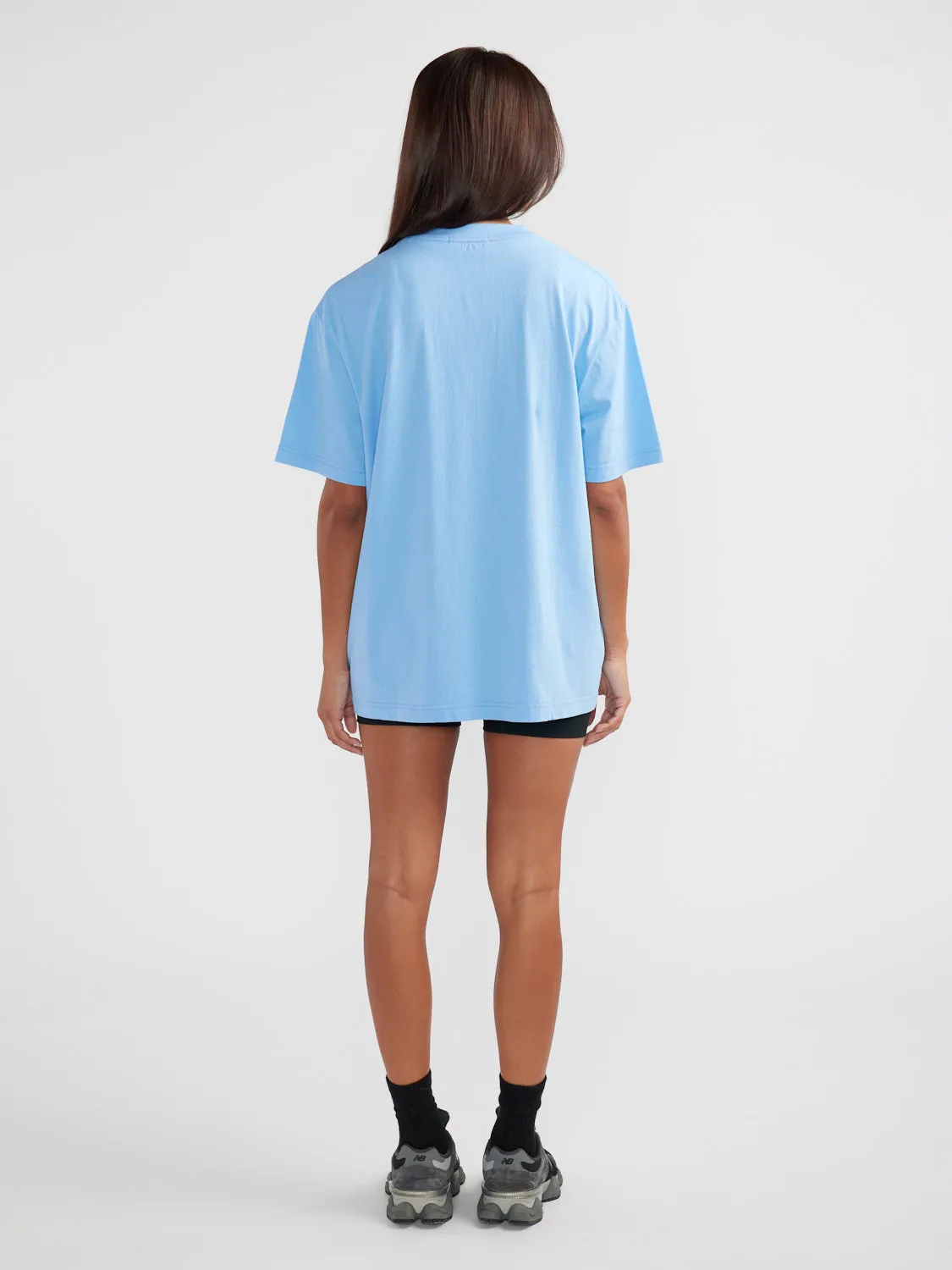 JESSIE OVERSIZED TEE COLLEGIATE - Cornflower Blue sold by Ena Pelly product image thumbnail 2