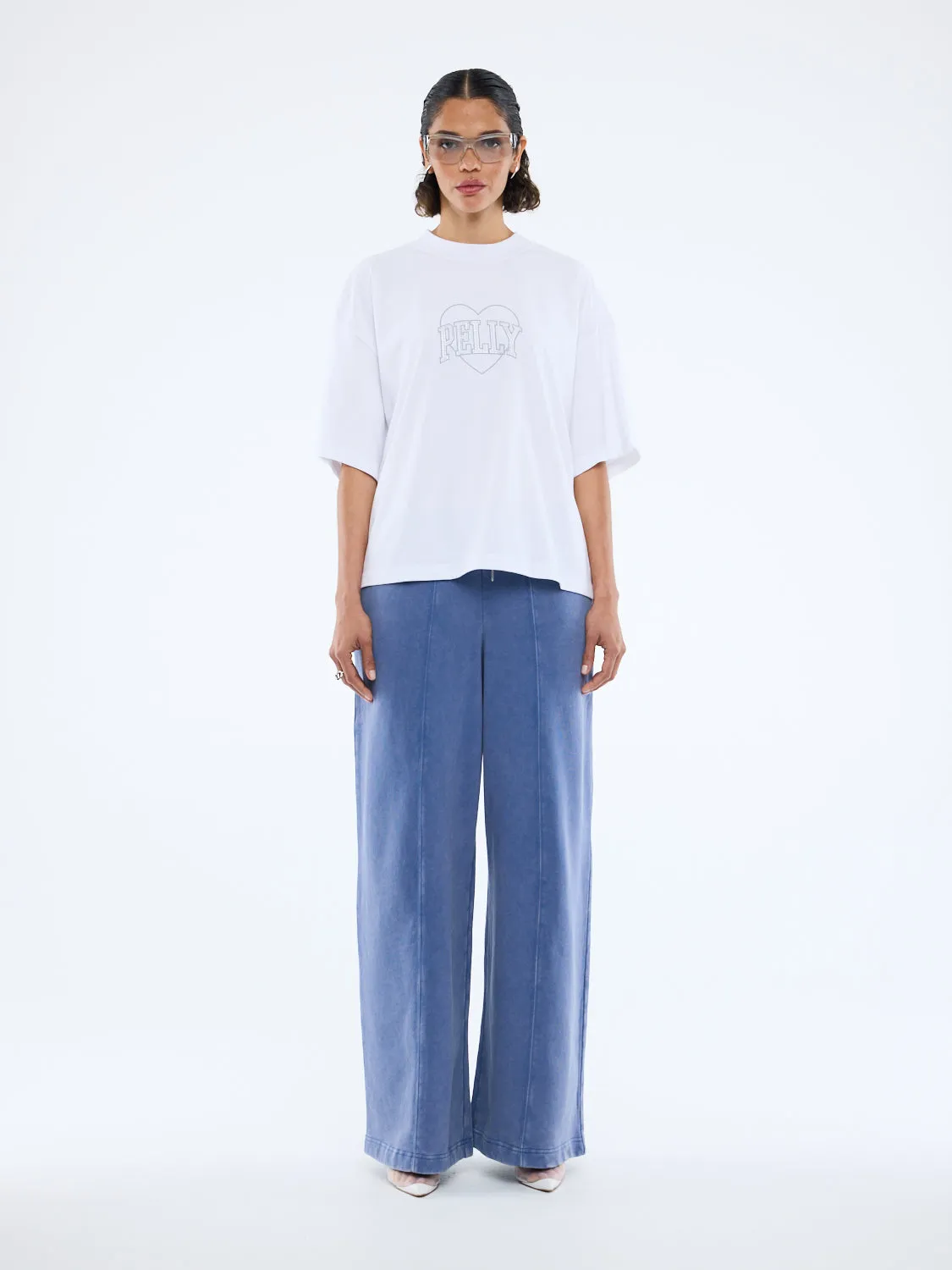 RHINESTONE LOGO TEE sold by Ena Pelly product image thumbnail 3