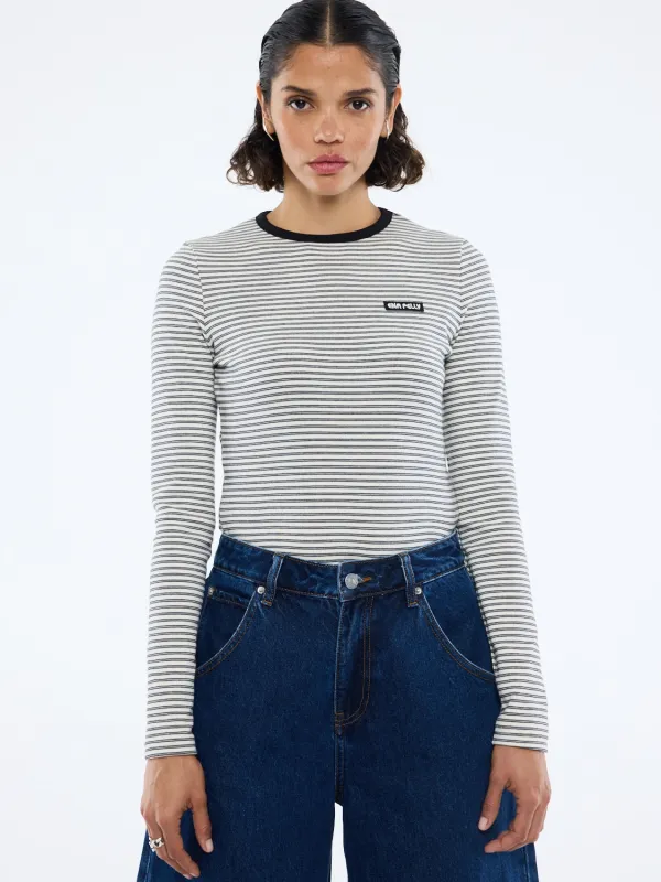 NELLY LONG SLEEVE STRIPE TEE sold by Ena Pelly
