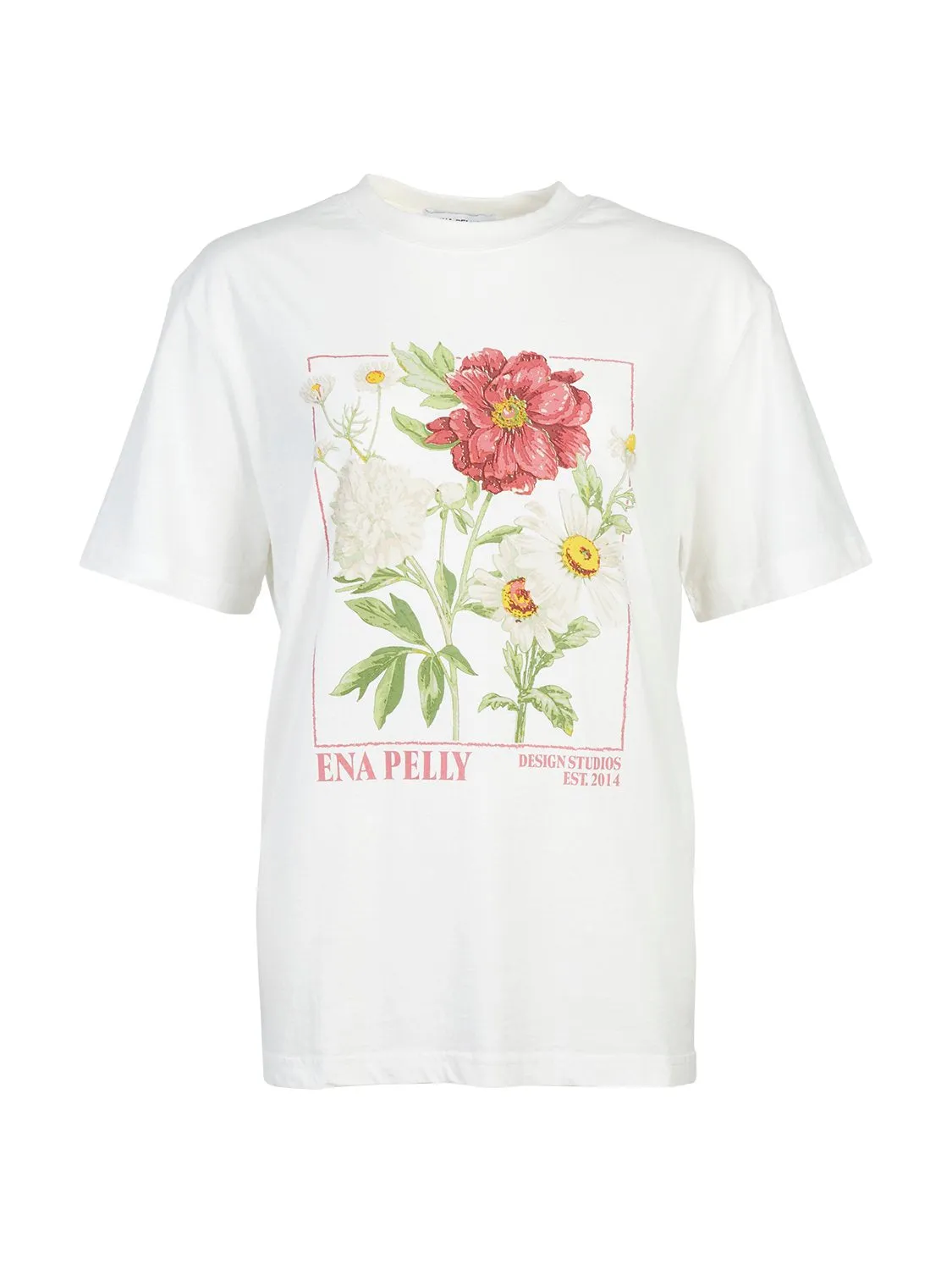 Bouquet Oversized Tee - Vintage White sold by Ena Pelly product image thumbnail 5