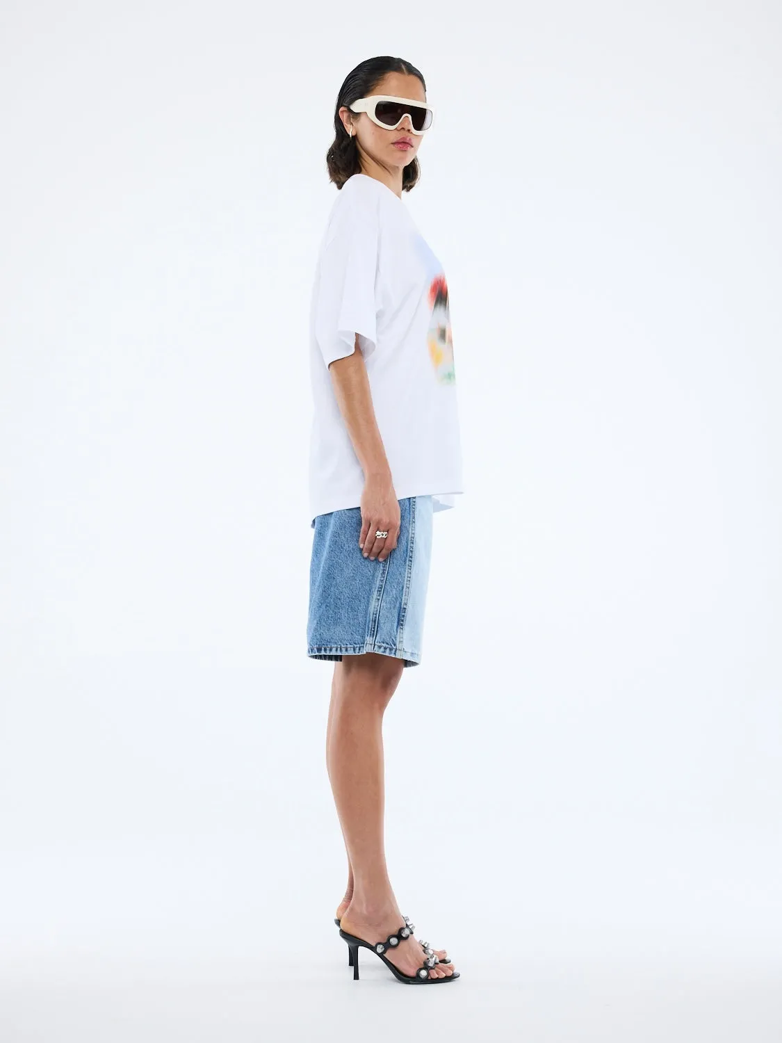 BLURRED DAISY FRAME TEE sold by Ena Pelly product image thumbnail 4