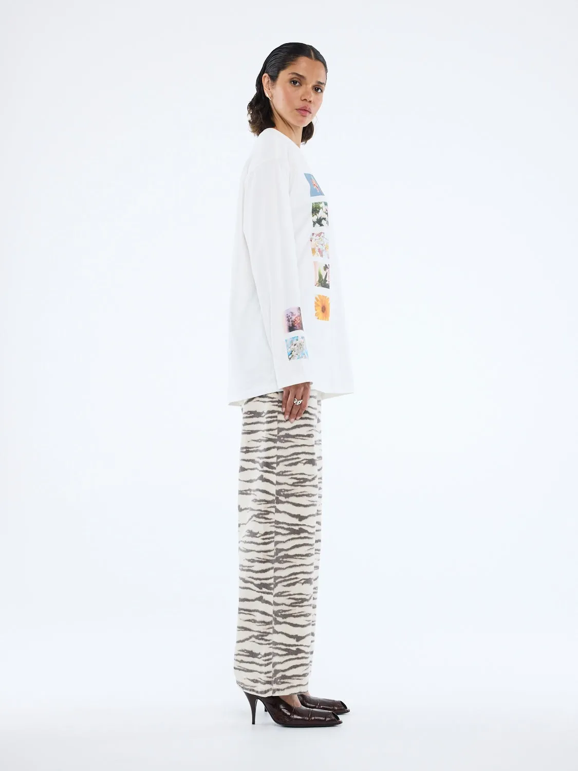 TILED FLORAL LONG SLEEVE TEE sold by Ena Pelly product image thumbnail 4