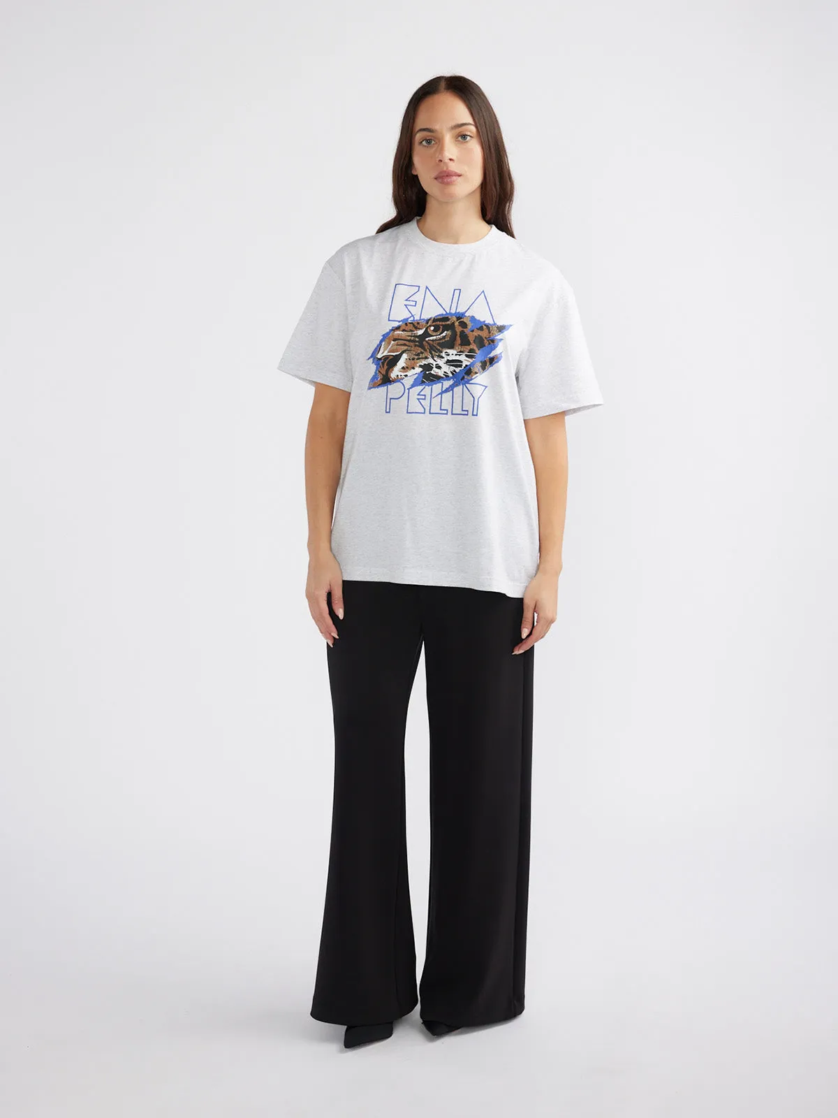 JESSIE OVERSIZED TEE TIGERS EYE sold by Ena Pelly